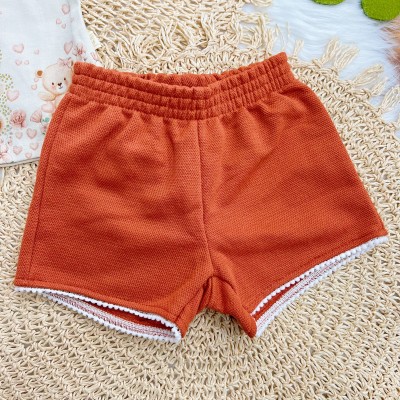  Conj. Blusa Ursinhas Fofas e Short - Areia e Ferrugem